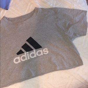 Adidas crop t shirt
